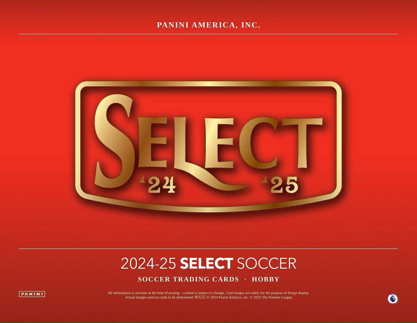 2024 - 25 Panini Select Premier League EPL Soccer Hobby Box - Columbia Hobby - Sports Card Boxes - Toploaders - Card Savers