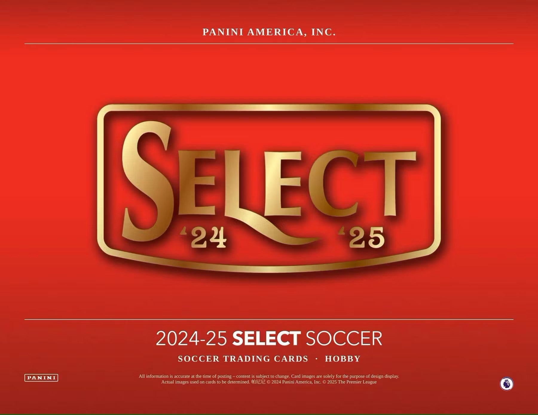 2024 - 25 Panini Select Premier League EPL Soccer Hobby Box - Columbia Hobby - Sports Card Boxes - Toploaders - Card Savers