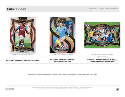 2024 - 25 Panini Select Premier League EPL Soccer Mega Box | Columbia Sports Cards - Columbia Hobby - Sports Card Boxes - Toploaders - Card Savers