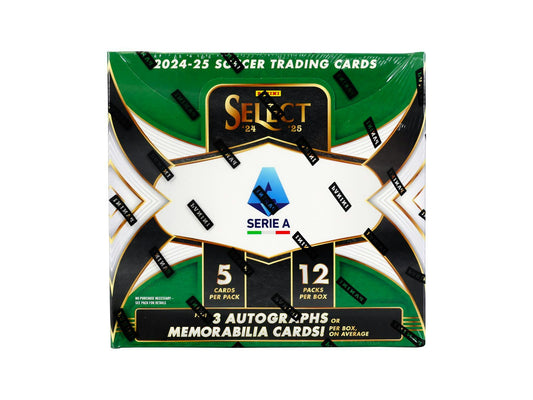 2024 - 25 Panini Select Serie A Soccer Hobby Box - Columbia Hobby - Sports Card Boxes - Toploaders - Card Savers