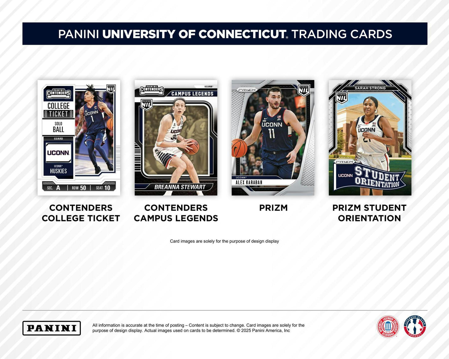 2024 - 25 Panini UConn Collegiate Basketball Hobby Box - Columbia Hobby - Sports Card Boxes - Toploaders - Card Savers