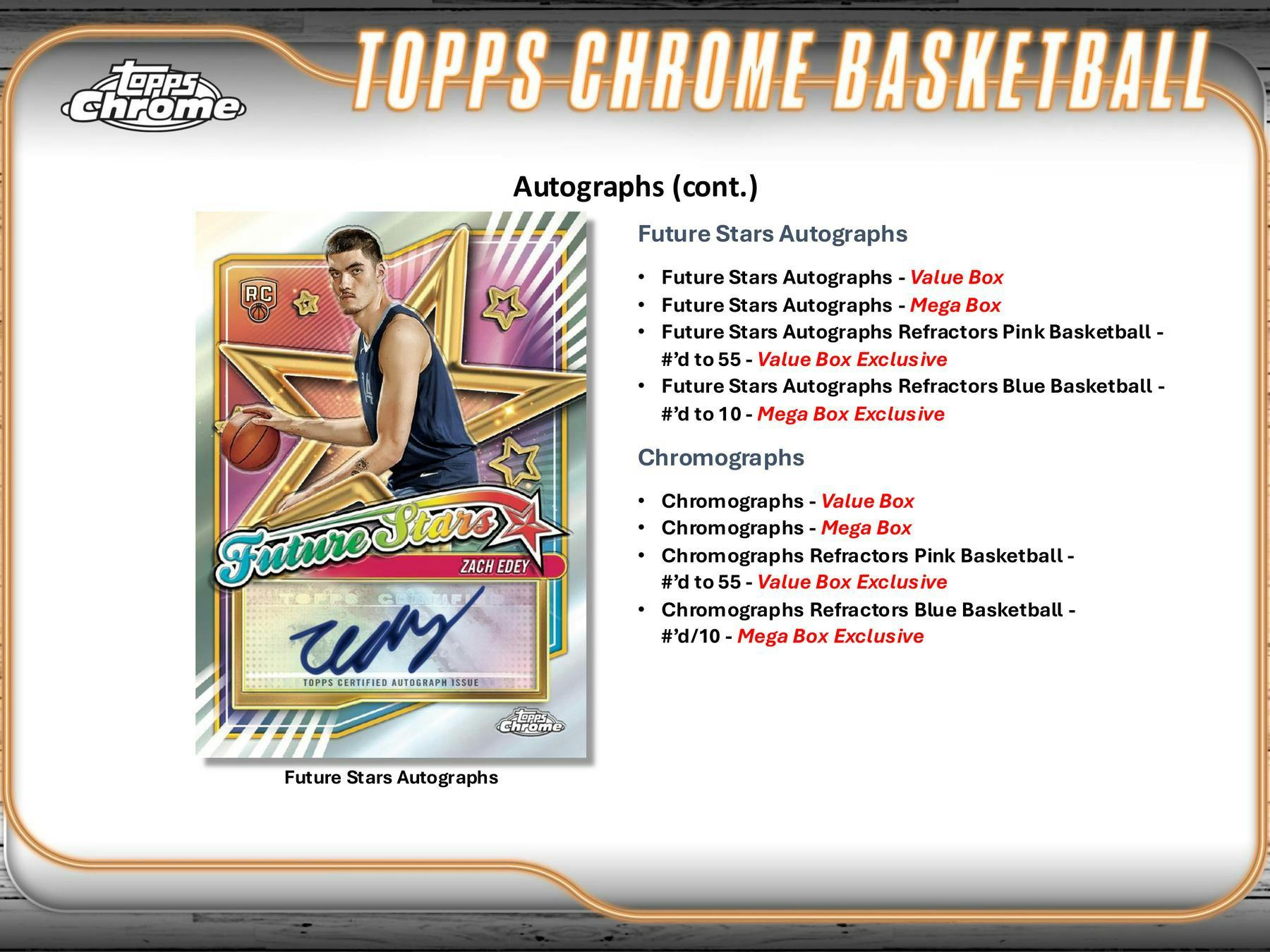 2024 - 25 Topps Chrome Basketball 8 - Pack Blaster Box - Columbia Hobby - Sports Card Boxes - Toploaders - Card Savers