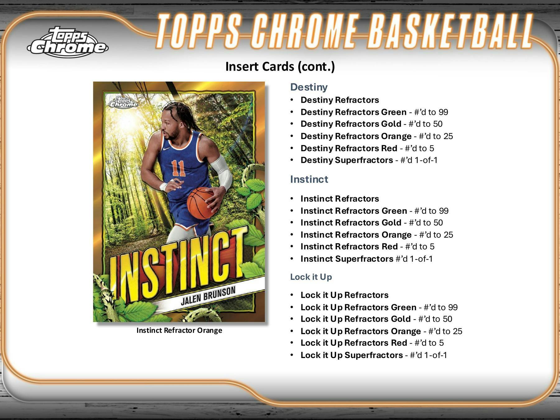 2024 - 25 Topps Chrome Basketball Hobby Box - Columbia Hobby - Sports Card Boxes - Toploaders - Card Savers