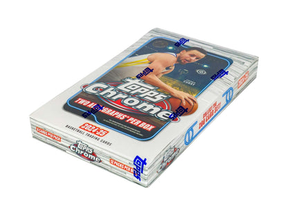2024 - 25 Topps Chrome Basketball Hobby Box - Columbia Hobby - Sports Card Boxes - Toploaders - Card Savers