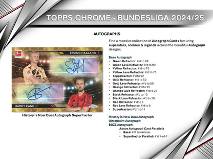 2024 - 25 Topps Chrome Bundesliga Hobby Box | Columbia Sports Cards &amp; More - Columbia Hobby - Sports Card Boxes - Toploaders - Card Savers