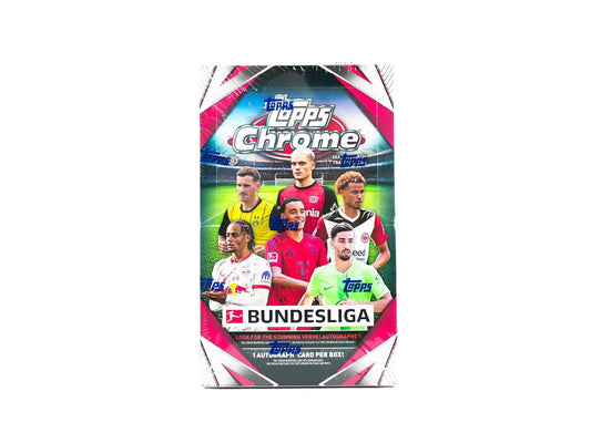 2024 - 25 Topps Chrome Bundesliga Hobby Box | Columbia Sports Cards &amp; More - Columbia Hobby - Sports Card Boxes - Toploaders - Card Savers