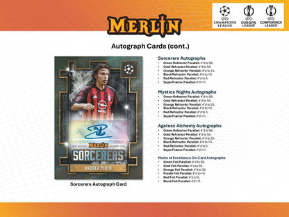 2024 - 25 Topps Chrome Merlin UEFA Club Competitions Hobby Box | Columbia Sports Cards - Columbia Hobby - Sports Card Boxes - Toploaders - Card Savers