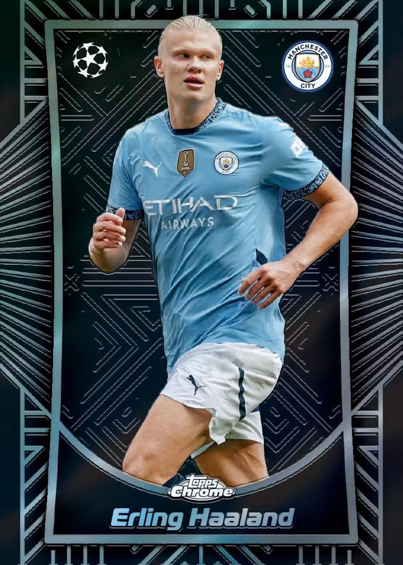 2024 - 25 Topps Chrome UEFA Club Competitions Soccer 7 - Pack Blaster - Columbia Hobby - Sports Card Boxes - Toploaders - Card Savers
