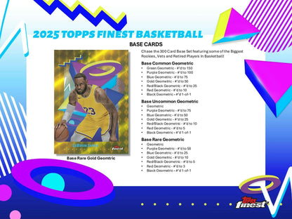 2024 - 25 Topps Finest Basketball Breaker Delight Box | Columbia Sports Cards - Columbia Hobby - Sports Card Boxes - Toploaders - Card Savers