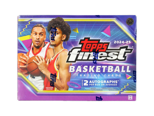 2024 - 25 Topps Finest Basketball Hobby Box | Columbia Sports Cards - Columbia Hobby - Sports Card Boxes - Toploaders - Card Savers