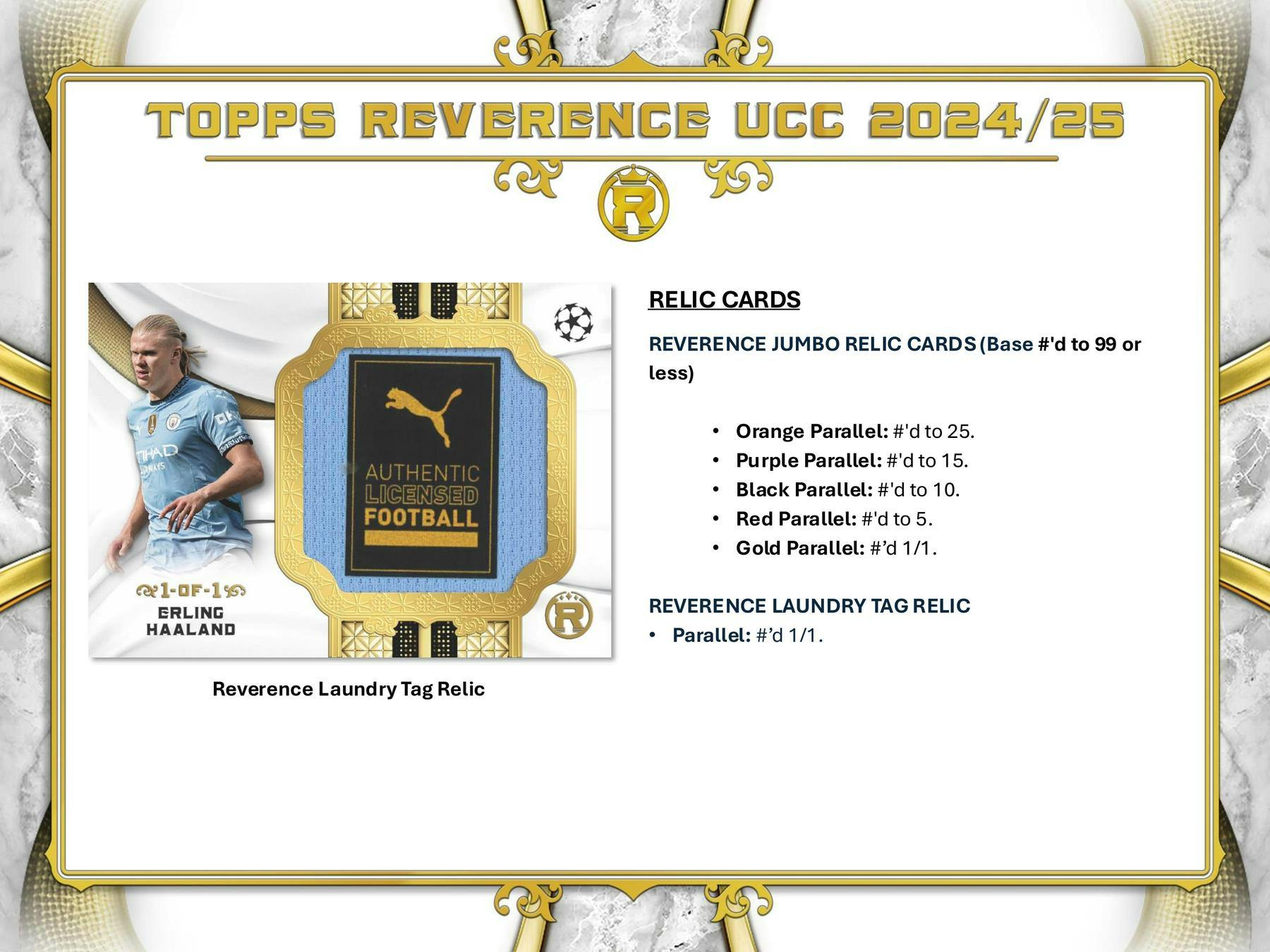 2024 - 25 Topps Reverence UEFA Club Competitions Soccer Hobby Box - Columbia Hobby - Sports Card Boxes - Toploaders - Card Savers