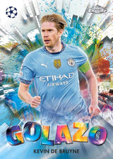 2024-25 Topps Chrome UEFA Club Competitions Soccer 7-Pack Blaster