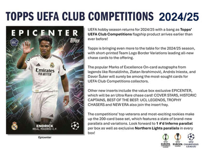2024 - 25 Topps UEFA Club Competition Soccer Blaster - Columbia Sports Cards