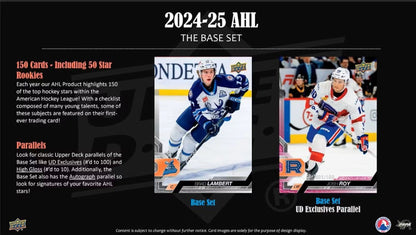 2024 - 25 Upper Deck AHL Hockey Hobby Box - Columbia Hobby - Sports Card Boxes - Toploaders - Card Savers