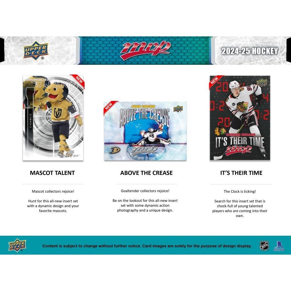 2024 - 25 Upper Deck MVP Hockey Blaster Box - Columbia Sports Cards