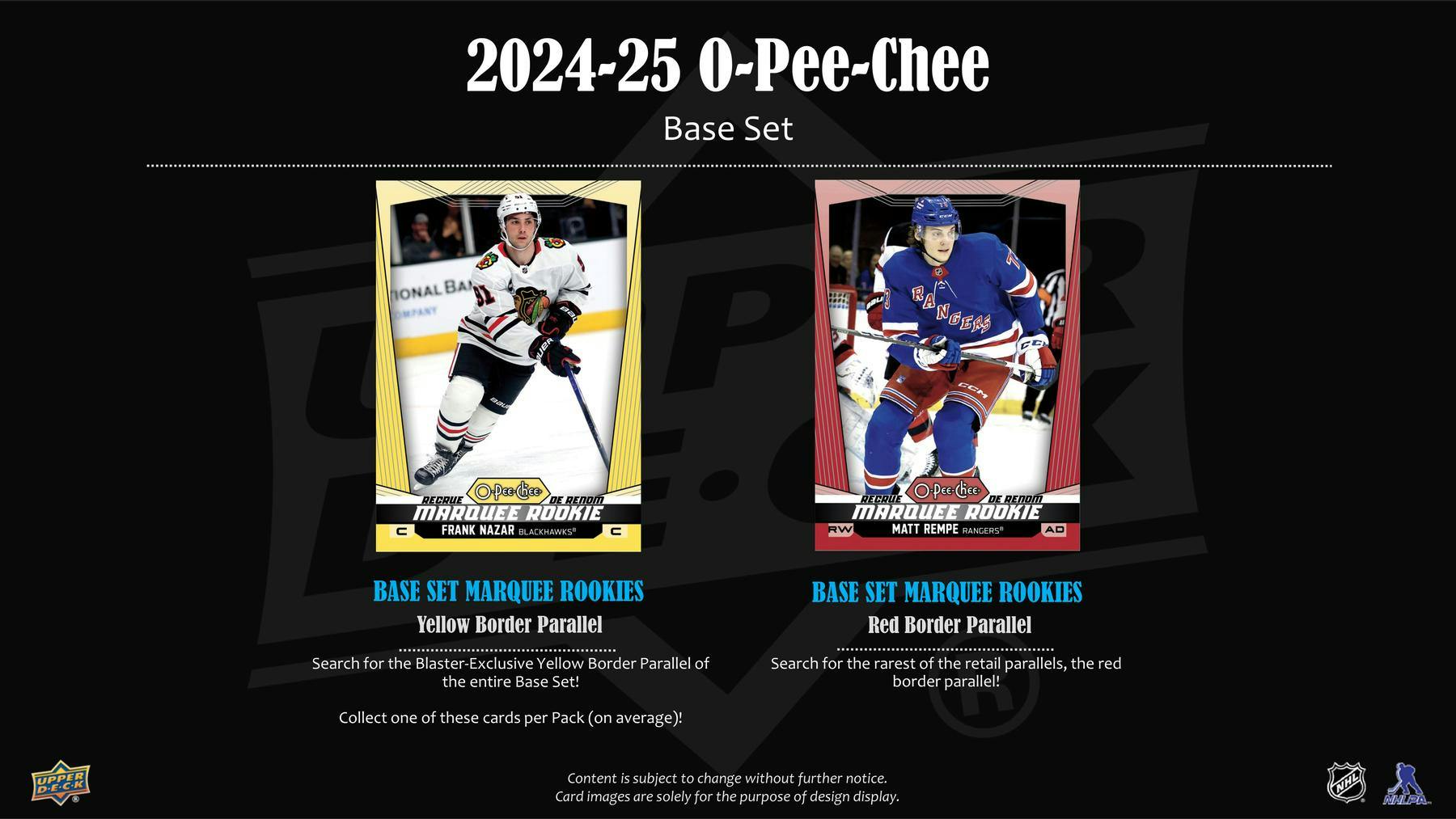 2024 - 25 Upper Deck O - Pee - Chee Hockey Blaster - Columbia Hobby - Sports Card Boxes - Toploaders - Card Savers