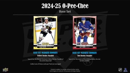 2024 - 25 Upper Deck O - Pee - Chee Hockey Blaster - Columbia Hobby - Sports Card Boxes - Toploaders - Card Savers