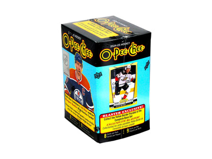 2024 - 25 Upper Deck O - Pee - Chee Hockey Blaster - Columbia Hobby - Sports Card Boxes - Toploaders - Card Savers