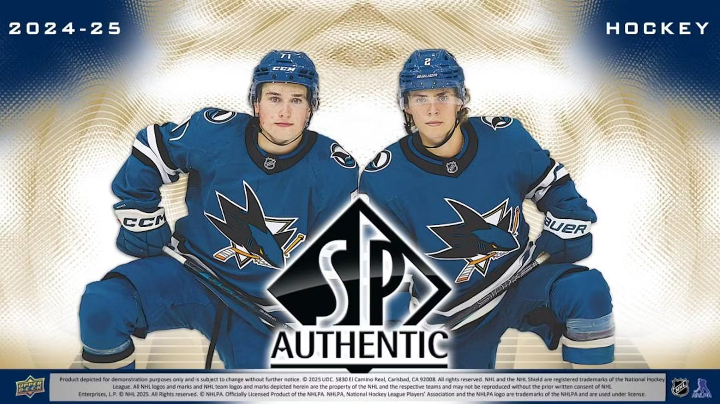 2024/25 Upper Deck SP Authentic Hockey Hobby Box | Columbia Sports Cards