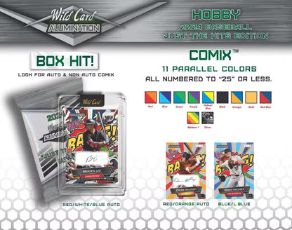 2024 Wild Card Alumination Just The Hits Baseball Box | Columbia Sports Cards