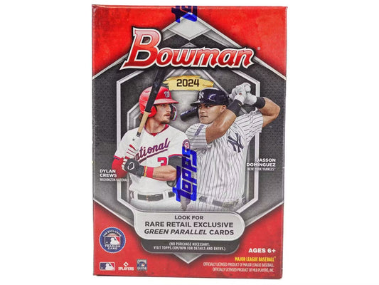 2024 Bowman Baseball 6 - Pack Blaster Value Box - Columbia Hobby - Sports Card Boxes - Toploaders - Card Savers