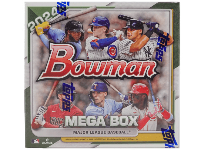 2024 Bowman Baseball Mega Box - Columbia Hobby - Sports Card Boxes - Toploaders - Card Savers