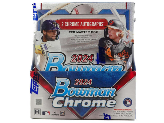 2024 Bowman Chrome Baseball Hobby Box - Columbia Hobby - Sports Card Boxes - Toploaders - Card Savers