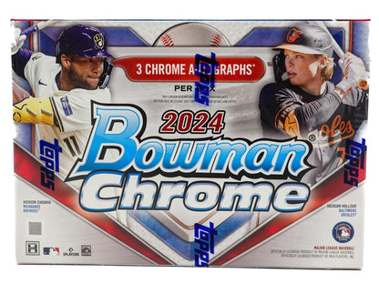2024 Bowman Chrome Baseball HTA Choice Box - Columbia Hobby - Sports Card Boxes - Toploaders - Card Savers
