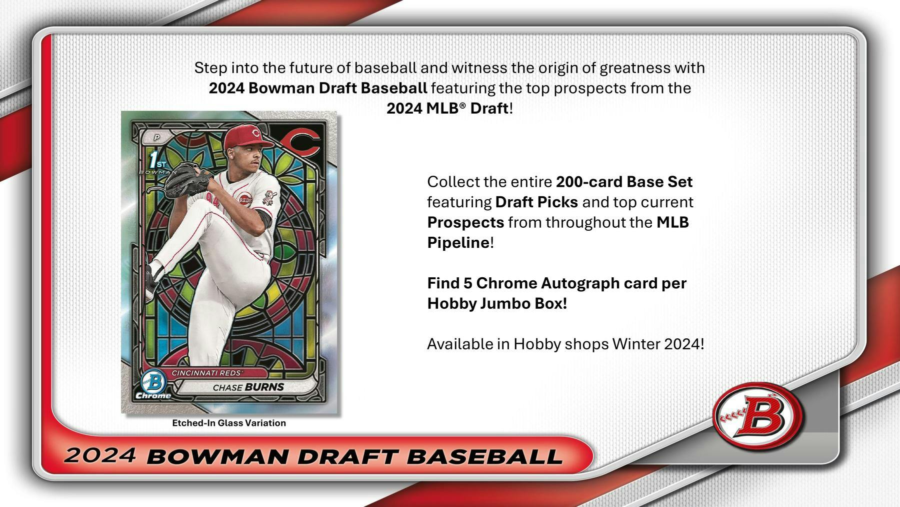 2024 Bowman Draft Baseball Super Jumbo Box - Columbia Hobby - Sports Card Boxes - Toploaders - Card Savers
