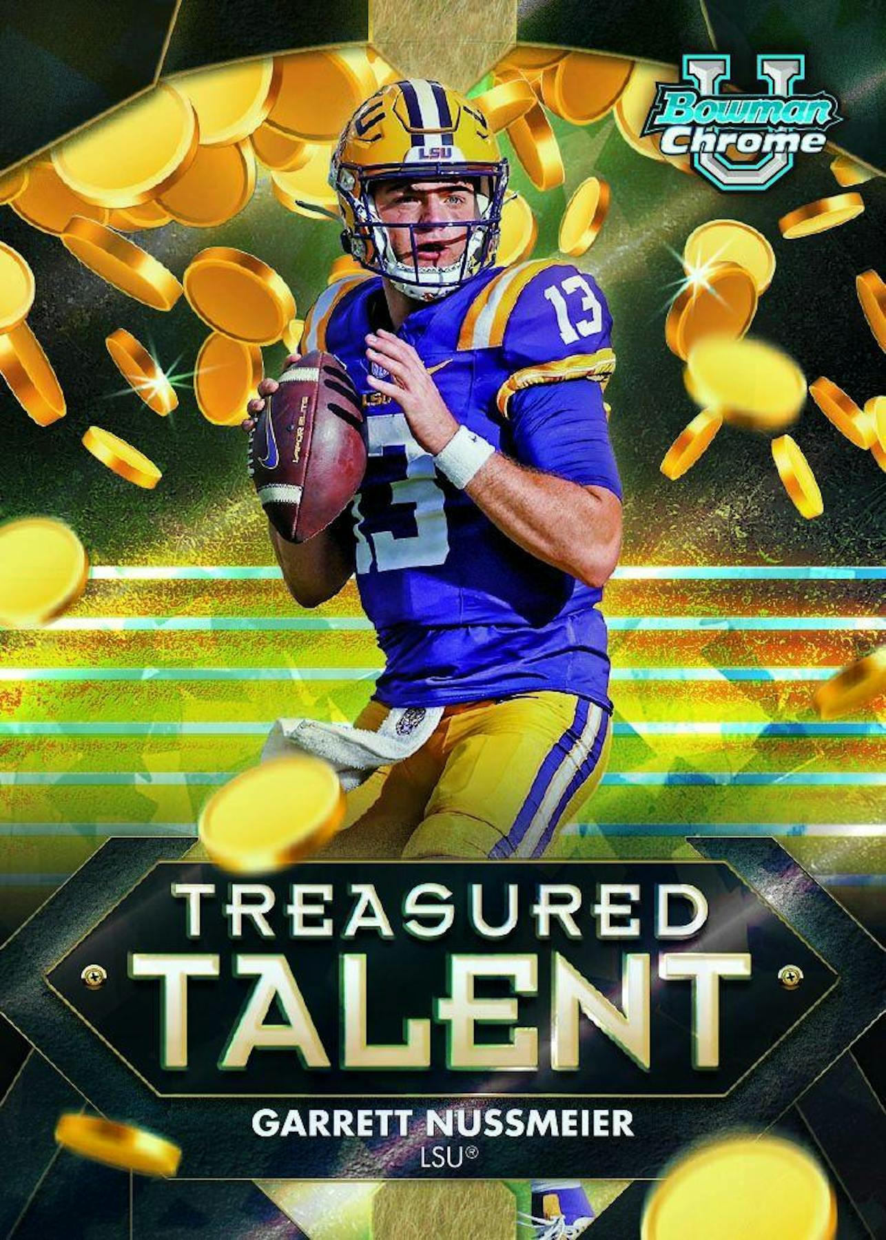 2024 Bowman University Chrome Football Sapphire Edition Hobby Box - Columbia Hobby - Sports Card Boxes - Toploaders - Card Savers