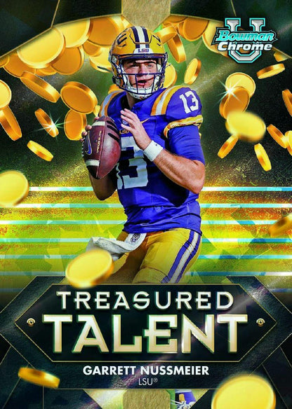 2024 Bowman University Chrome Football Sapphire Edition Hobby Box - Columbia Hobby - Sports Card Boxes - Toploaders - Card Savers