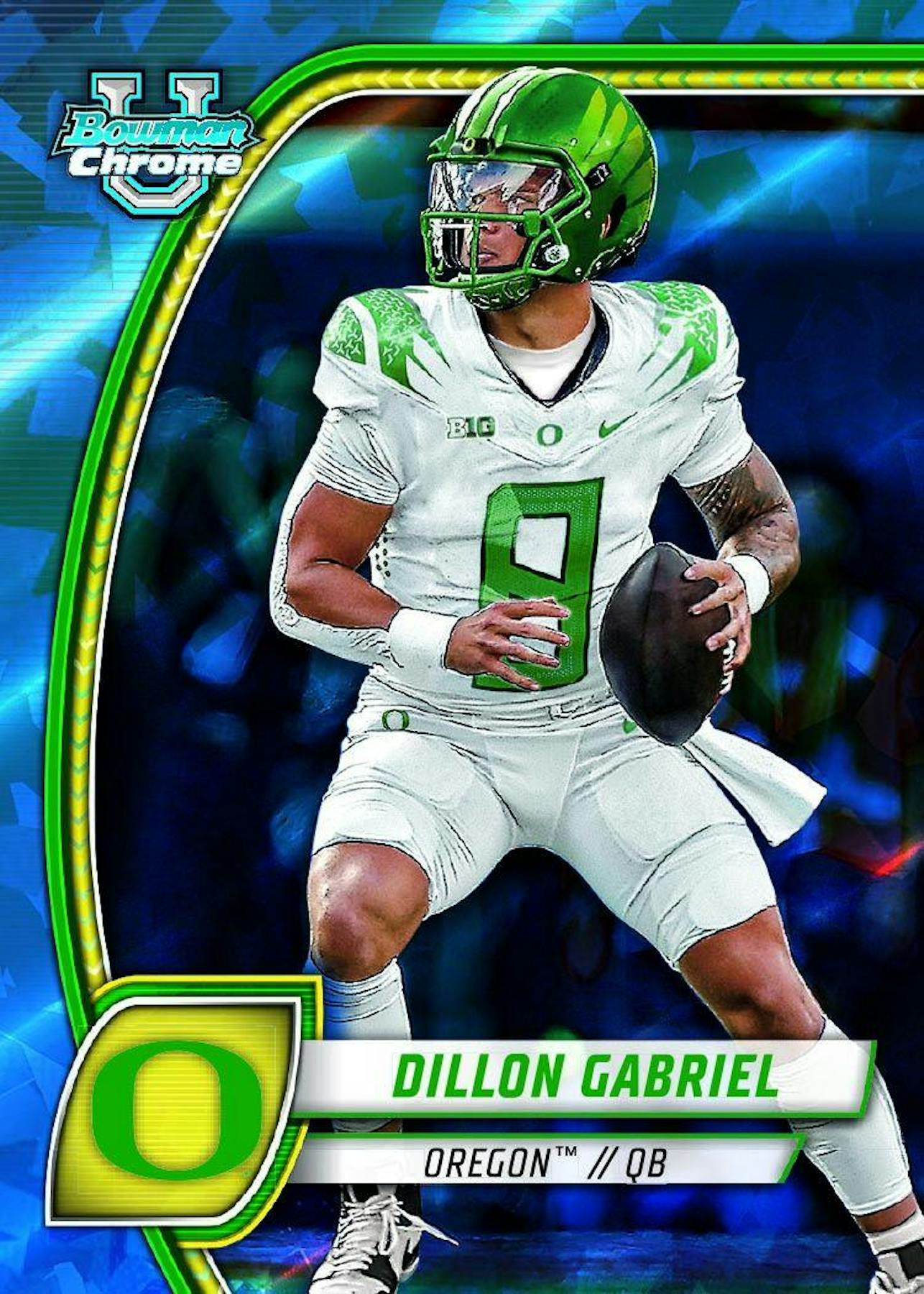 2024 Bowman University Chrome Football Sapphire Edition Hobby Box - Columbia Hobby - Sports Card Boxes - Toploaders - Card Savers
