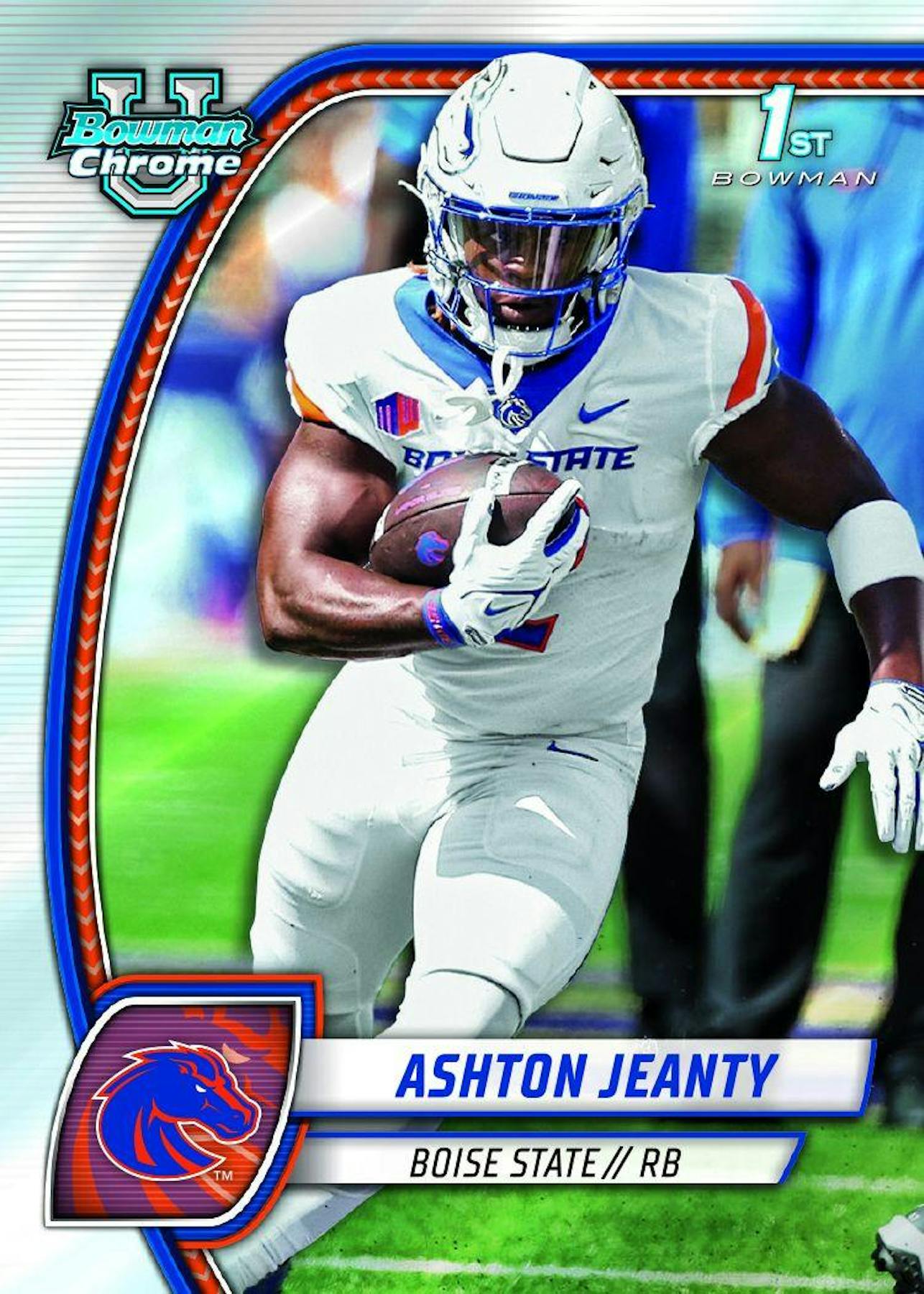 2024 Bowman University Chrome Football Sapphire Edition Hobby Box - Columbia Hobby - Sports Card Boxes - Toploaders - Card Savers