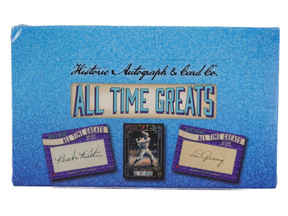 2024 Historic Autographs All - Time Greats Baseball Hobby - Columbia Hobby - Sports Card Boxes - Toploaders - Card Savers