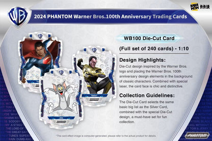 2024 Kakawow Warner Brothers Phantom 100th Anniversary Trading Cards Hobby Box - Columbia Hobby - Sports Card Boxes - Toploaders - Card Savers