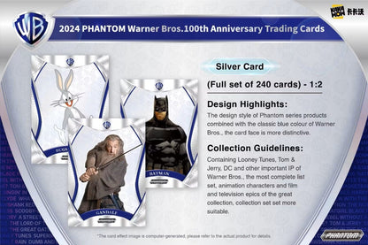 2024 Kakawow Warner Brothers Phantom 100th Anniversary Trading Cards Hobby Box - Columbia Hobby - Sports Card Boxes - Toploaders - Card Savers