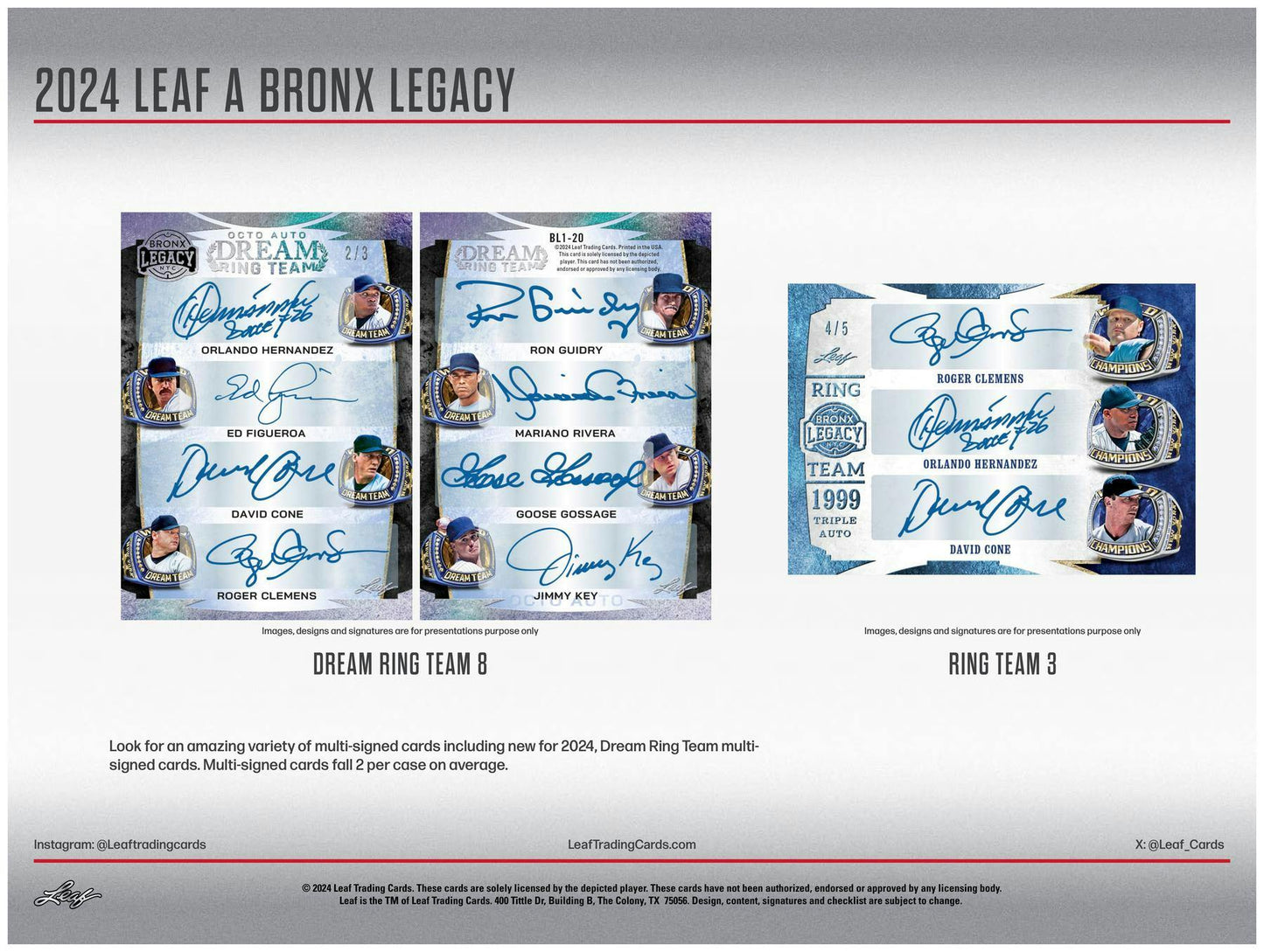 2024 Leaf A Bronx Legacy NYC Series 2 Baseball Hobby Box - Columbia Hobby - Sports Card Boxes - Toploaders - Card Savers