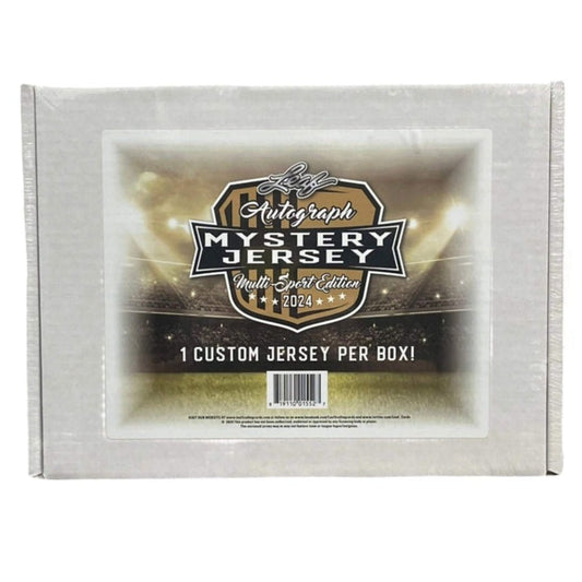 2024 Leaf Autograph Mystery Jersey Multi - Sport Edition - Columbia Hobby - Sports Card Boxes - Toploaders - Card Savers
