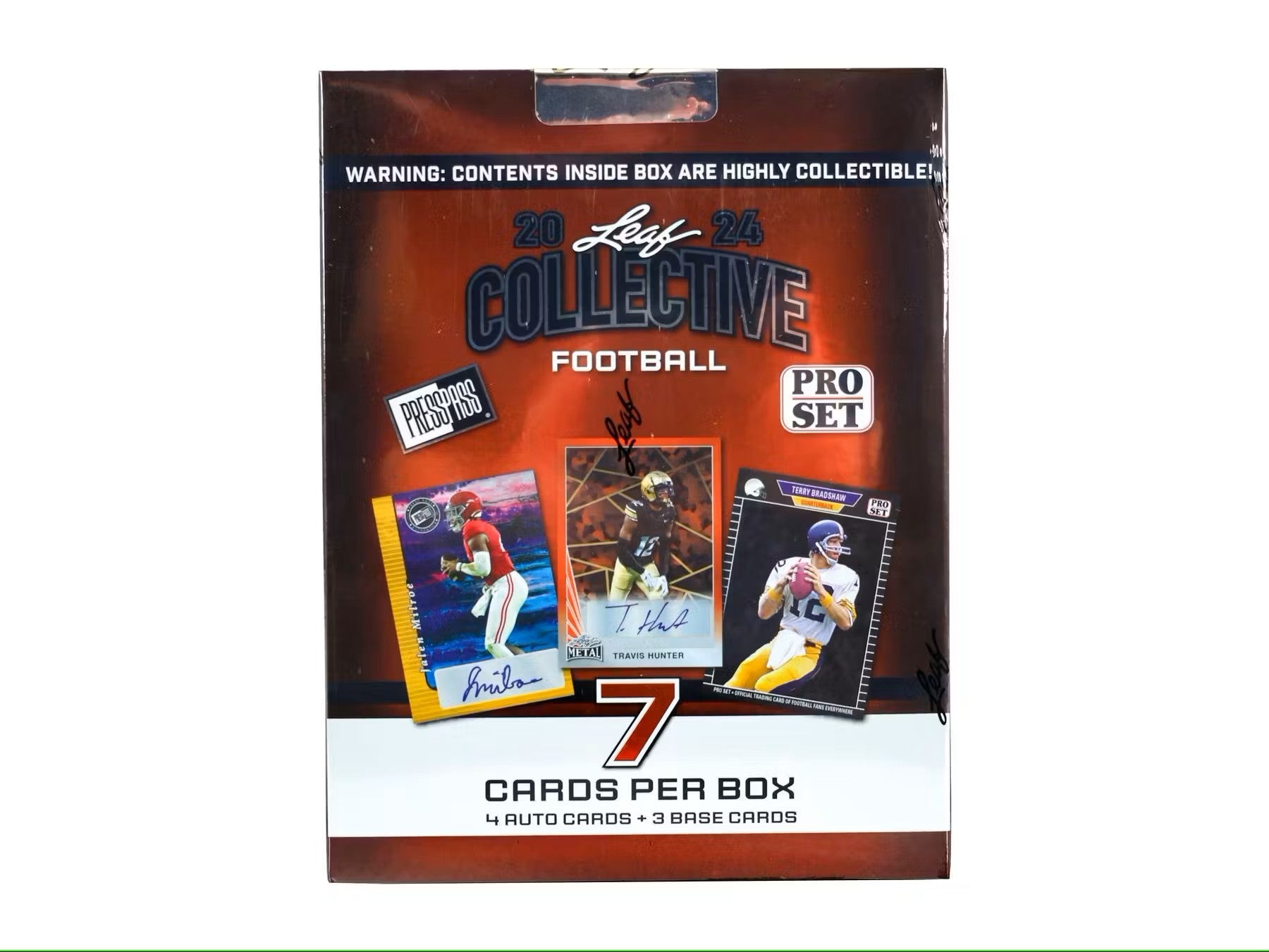 2024 Leaf Collective Football Hobby Box - Columbia Hobby - Sports Card Boxes - Toploaders - Card Savers