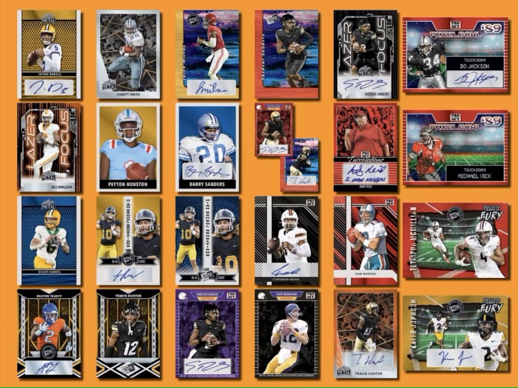 2024 Leaf Collective Football Hobby Box - Columbia Hobby - Sports Card Boxes - Toploaders - Card Savers