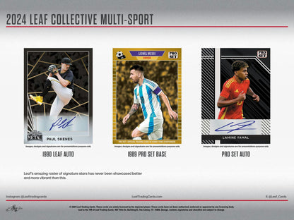 2024 Leaf Collective Multisport Hobby Box - Columbia Hobby - Sports Card Boxes - Toploaders - Card Savers
