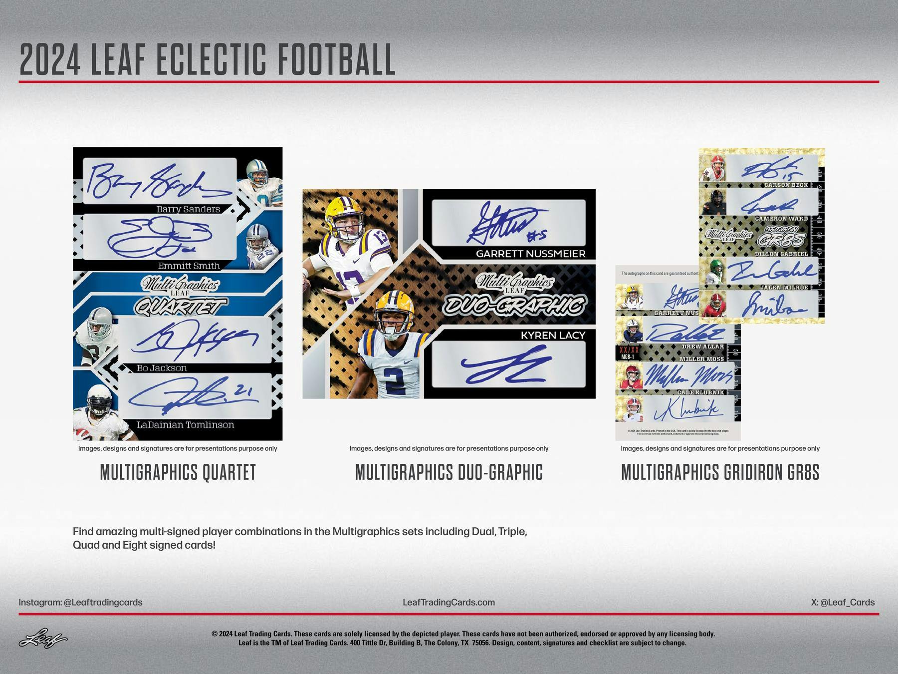 2024 Leaf Eclectic Football Hobby Box - Columbia Hobby - Sports Card Boxes - Toploaders - Card Savers
