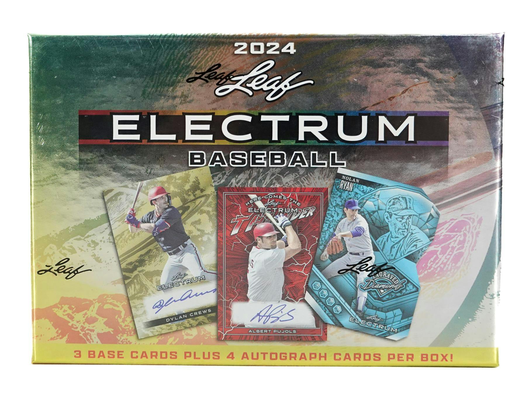 2024 Leaf Electrum Baseball Hobby Box - Columbia Hobby - Sports Card Boxes - Toploaders - Card Savers