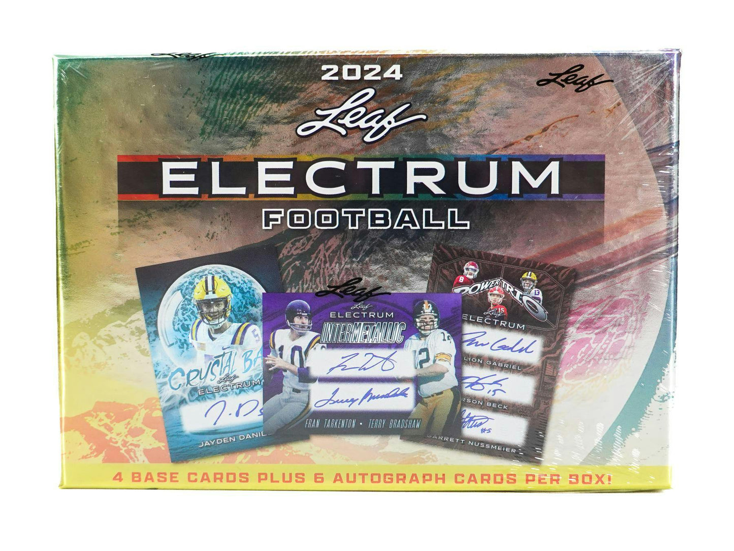 2024 Leaf Electrum Football Hobby Box - Columbia Hobby - Sports Card Boxes - Toploaders - Card Savers