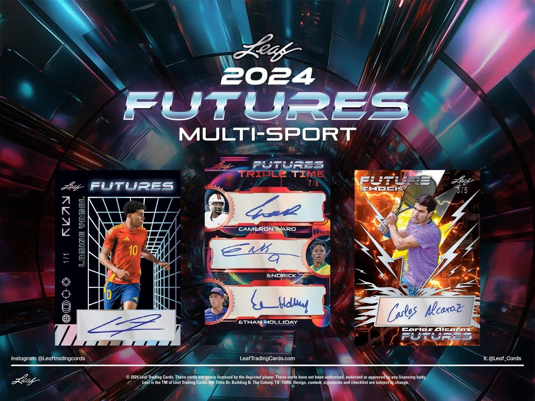 2024 Leaf Futures Multisport Hobby Box - Columbia Hobby - Sports Card Boxes - Toploaders - Card Savers