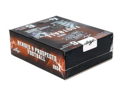 2024 Leaf Heroes & Prospects Football Hobby Box - Columbia Hobby - Sports Card Boxes - Toploaders - Card Savers