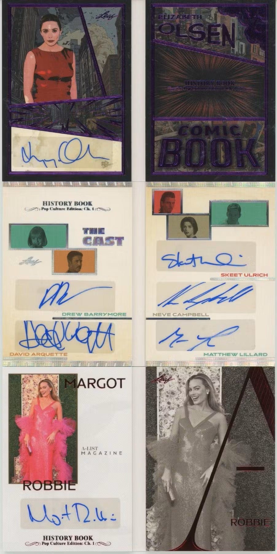 2024 Leaf History Book Pop Culture Edition Chapter 1 Hobby Box - Columbia Hobby - Sports Card Boxes - Toploaders - Card Savers