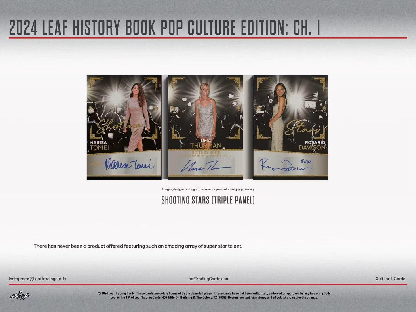 2024 Leaf History Book Pop Culture Edition Chapter 1 Hobby Box - Columbia Hobby - Sports Card Boxes - Toploaders - Card Savers