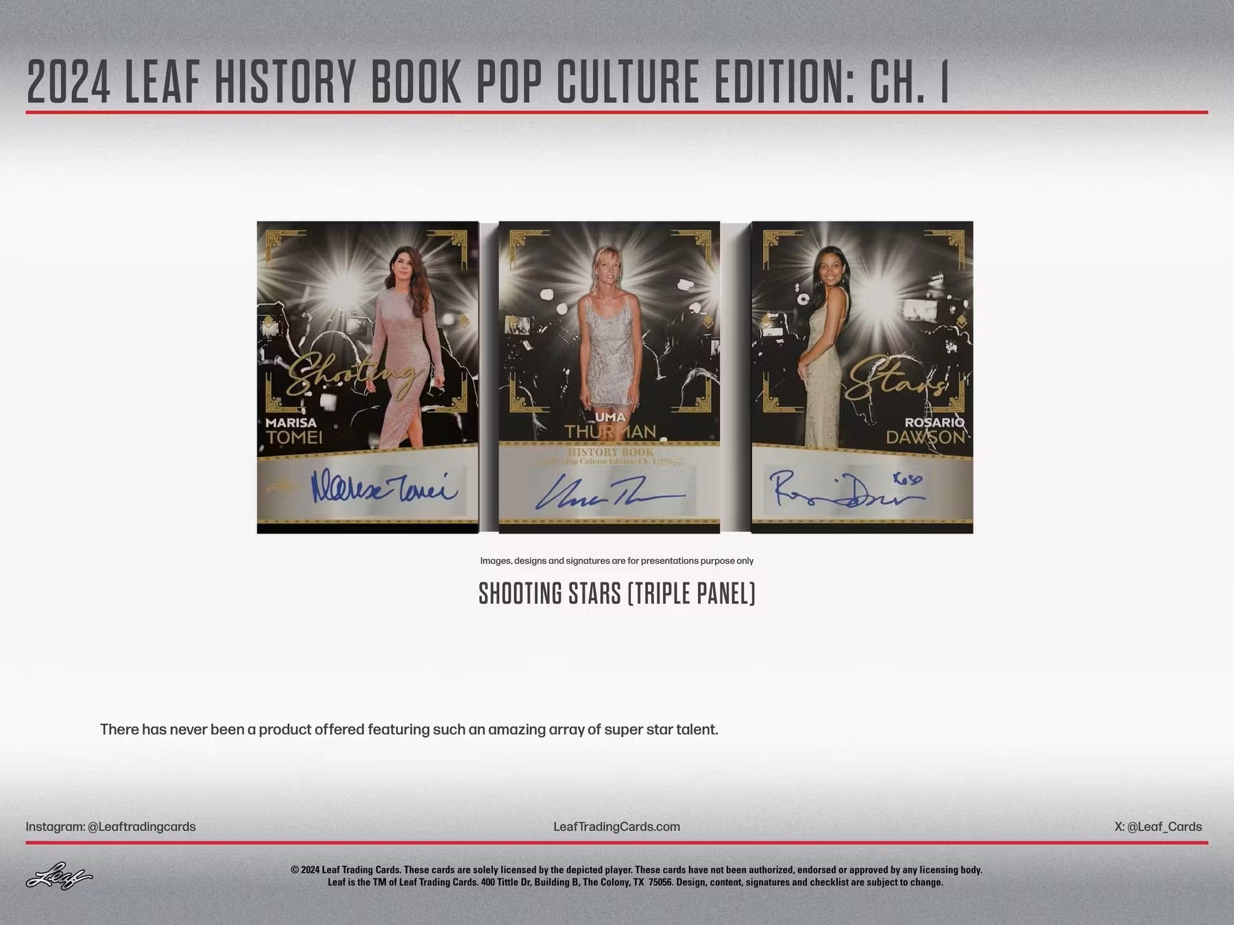2024 Leaf History Book Pop Culture Edition Chapter 1 Hobby Box - Columbia Hobby - Sports Card Boxes - Toploaders - Card Savers