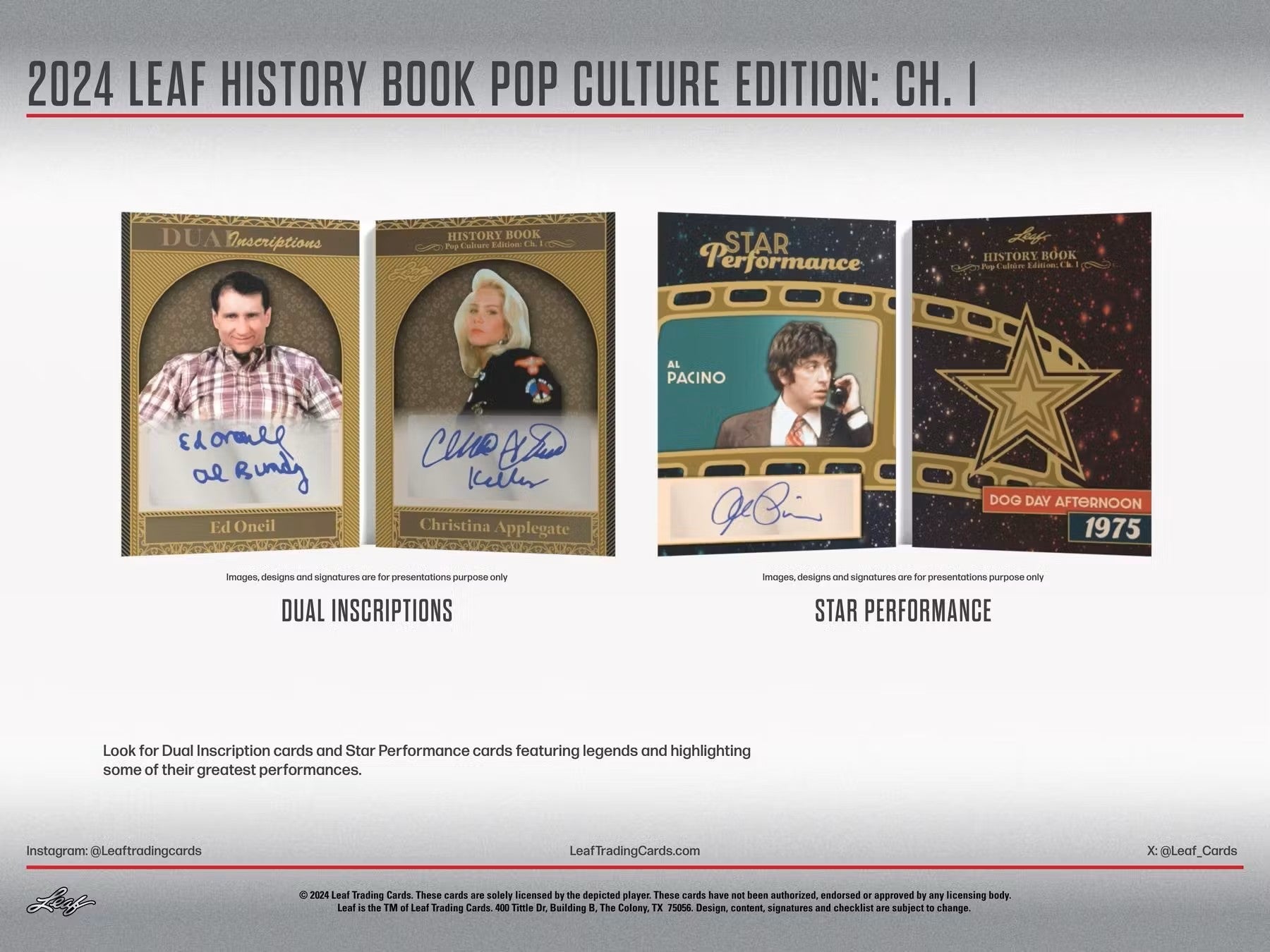2024 Leaf History Book Pop Culture Edition Chapter 1 Hobby Box - Columbia Hobby - Sports Card Boxes - Toploaders - Card Savers
